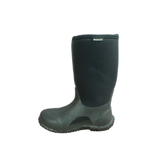 Bogs Kid's Rubber Classic High Black Insulated Waterproof Snow Boots Size 4 - Picture 1 of 11